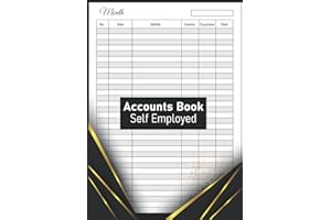 Accounting book self employed: A4 Income and expense log book | Book Keeping Account Book For Small Business or Sole Trader | Large Print 120 (Accounting book self employed)