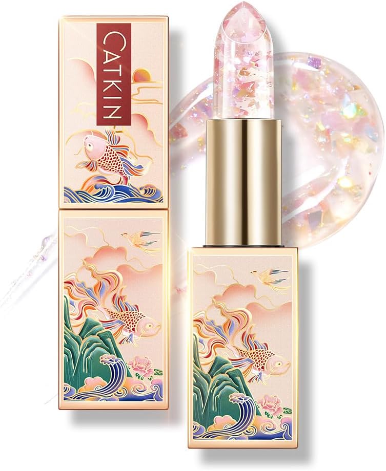 CATKIN Bálsamo Labial con Color, Protector y Reparador Labial, Hidratación Intensiva, Ingredientes Naturales, para Labios Secos o Agrietados