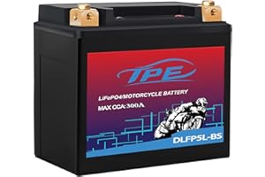 ‎MOUDENSKAY MOUDENSKAY Lithium Motorrad Batterie 12V Lithium Powersports Batterie mit BMS,LiFePO4 Motorstart Batterie für Motorräder,ATV,UTV,Scooter,Schneemobil und mehr(YTX5L-BS 3AH 300CCA)