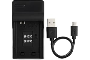 NORIFON BP1030 LCD USB Caricatore per Samsung NX1000, NX200, NX210, NX300 Fotocamera e Altro