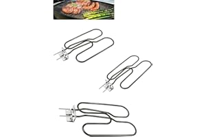 WOZLO Grille Barbecue，Barbecue，Weber Accessoires Barbecue，Élément Chauffant de Remplacement pour Barbecue, Compatible 66631 (réglementation européenne), adapté aux Grils électriques Q140, Q1400