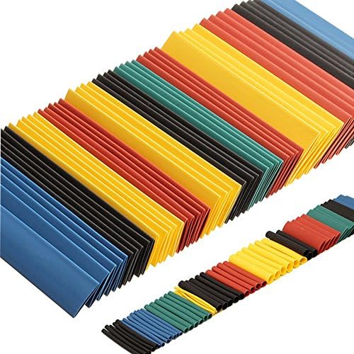 Heat Shrink Tube 328 Pcs Assorted 2:1,HXLONG Sleeving Wrap Cable Wire 5 Colors 8 Sizes Tubing Wrap Sleeve Set