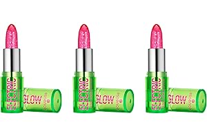 ‎ESSENCE COSMETICS essence ELECTRIC GLOW colour changing lipstick, Transparent, pflegend, Expressergebnis, farbanpassend, natürlich, glänzend, vegan, ölfrei, ohne Alkohol, ohne Parabene, 3er Pack (3x3.2g)