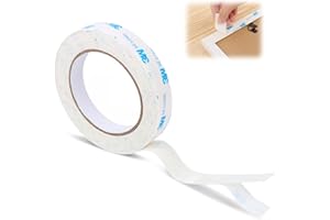 VFANDV Nastro Biadesivo Extra Forte, 1600T Nastro Biadesivo PE Adesivo Schiuma Biadesivo Extra Forte Impermeabile Biadesivo Extra Forte per Casa Auto-19mm x 4m