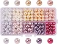 60 Perles En Verre Soufflé Forme Fruits Et Légumes - Lot De 10 Styles (cerise, Fraise, Pastèque...), Pour Création De Bijoux DIY - 8