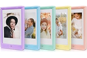 HIYQIN Albumes de fotos de 28 bolsillos para Fuji Mini Instant Film de 3 pulgadas (54 x 86 mm) Fuji Mini 12 70 7s 8 8+ 9 11 25 50s 90 álbum de fotos de película (Multicolor)