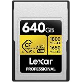 Lexar 640GB Profesyonel GOLD CFexpress 4.0 Tip A Hafıza Kartı
