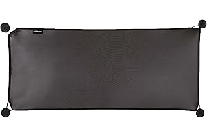 EZIMOOV Pare-Soleil Voiture pour Vitre/Lunette Arrière de Voiture, Facile à Installer avec Ventouses Solides - Protège de la Chaleur et Rayons du Soleil - Emballage Recyclable