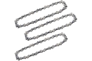 KtbeYTi 3 Pezzi Catena per Motosega 4 Pollici 28TG Mini Catena Motosega Catena di Ricambio per Motosega per Frese di Rami Nel Giardino