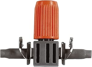 Gardena Micro-Drip-System Regulierbarer Reihentropfer: Tropfer f&uuml;r Pflanztr&ouml;ge mit unterschiedlichem Wasserbedarf, einfache Reinigung (8392-20)