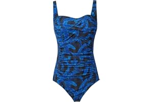 Aidotop Womens One Piece Swimsuit Tummy Control with Ruched Monokinis Tribal Swimsuits