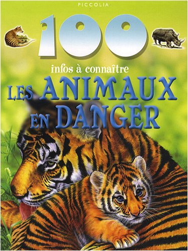 couverture de : Les animaux en danger