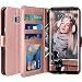 Produktbild LK Hülle für Galaxy S8 Luxus PU Leder Brieftasche Flip Case Cover Schütz Hülle Abdeckung Ledertasche für Samsung Galaxy S8 (Rose Gold)