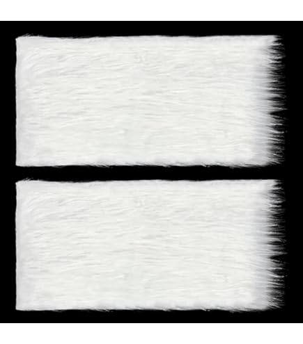 Kunstbont stof voor handwerk grijs, ruig ambachtelijk pluche 10 x 170 cm voor doe-het-zelf kerstmanbaard/kabouterbaard, Fursuit, handgemaakt Halloween Kerstmis cosplay kostuum