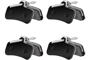 DESDIRA 4 Paires de Plaquettes de Frein à Disque Semi-métalliques pour Shimano Saint BR-M810 Zee M640 XTR-M9120, Deore XT BR-M8020, BR-MT420, MT510, MT520 Tektro HD M745 TRP, SL, Slate T4, G-Spec Quadiem