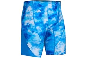 SURFEASY Eteoepo Men's Swim Jammers, Athletic Training Endurance Swimming Swimsuit Jammer Racing Competition Swimwear