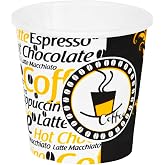 4 Oz Desenli Kalın Karton Bardak, 100 ml Kağıt Bardak T&uuml;rk Kahvesi ve Espresso i&ccedil;in 100 Adet (100, Mililitre)