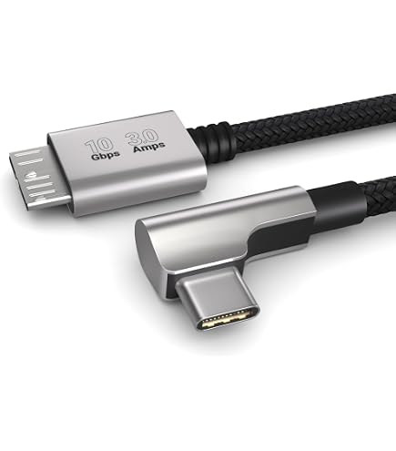 LINDY 36893 Cavo USB 3 Metri - USB 2.0 Type-C A Micro-USB B, Nero