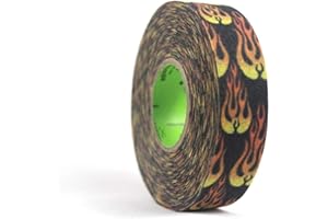 Renfrew Patterned Pro Cloth Hockey Tape 24 mm x 25 m, fiamma, Länge: 25 Meter Breite: 24 mm