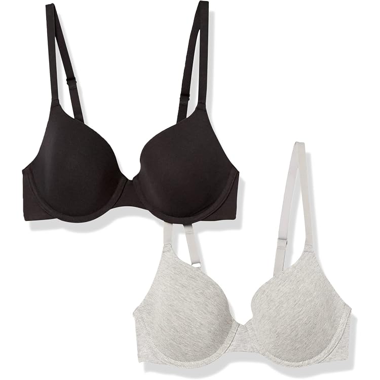 Lot De 3 Soutiens-gorge Push-up Avec Armatures - Pour Sport Quotidien, Bonnets Réglables, Bleu - Taille 100D