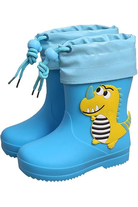 Bota Nieve Niño Botas De Agua Infantiles Con Inteio De Boeguito