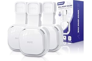 SOOTOZY Supporto da parete per eero 6 e per eero 6+ Router Mesh Wi-Fi System – senza fili disordinati, supporto da parete salvaspazio per eero 6 Plus Extender, staffa di supporto per eero 6+ (bianco, 3 pezzi)