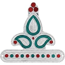 Flûte Bansuri Lord Krishna En Argent Pur 925 - Longueur 6 Pouces, Fait Main En Inde, Neuf Sans Emballage