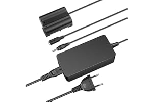 NEEWER Batería Virtual con acoplador CA/CC, sustituye la Fuente de alimentación del EP~5B/EN~EL15, Compatible con Nikon Z5 Z6 Z7 Z6II Z7II D500 D610 D750 D780 D800 D810 D850 D7000 D7100 D72000 D750.