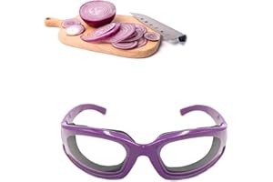 JUHONNZ Onion Goggles, Onion Glasses Anti-splash Tearless Glasses Eye Protect Vegetable Cutter Eyes Protector for Women Men Home Kitchen Use Outdoor Activities Kitchen Gadget