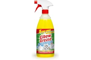 Elbow Grease All Purpose Degreaser Spray – Extra Large (1 Litre) | Removes Grease & Oil from Kitchens & Bathroom Surfaces, Outdoor, Vehicles & Fabrics