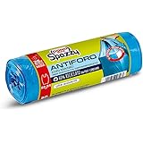 Domopak Spazzy Sacchi Nettezza Antiforo con Manici - Casalingo 28 lt - Blu - 1 confezione da 20 pezzi