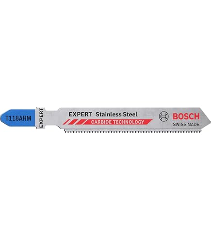 3 Lames Scie Sauteuse Bosch T121GF Speed For Metal - Pour Tôles Minces 0.5-1.5mm - Professionnel