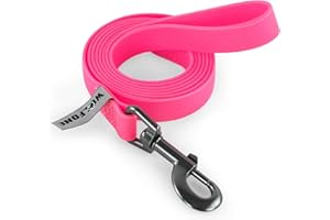 Wolfone Pink 1.5m Long Line Lead Waterproof Recall Training Dog Lead