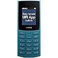 Nokia 106 4G Keypad Phone with 4G, Built-in UPI Payments App, Long-Lasting Battery, Wireless FM Radio & MP3 Player, and MicroSD Card Slot | Blue