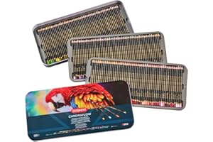 Derwent Chromaflow Estuche de 150 Lápices, Núcleo de 3.5mm y Gran Dureza, Textura Suave y Fácil de Mezclar, Ideal para Dibujar, Pintar y Colorear, Calidad Profesional, 2306263