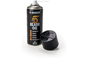 Kiepe Blade Oil & Spray 5 in 1 400ml, Disinfectant Spray, Clipper Oil, Disinfectant, Lubricates, Anti-rust Formula for Hair Clipper, Trimmer, Barber Use, Cools, Disinfects, Protects Electric Shavers