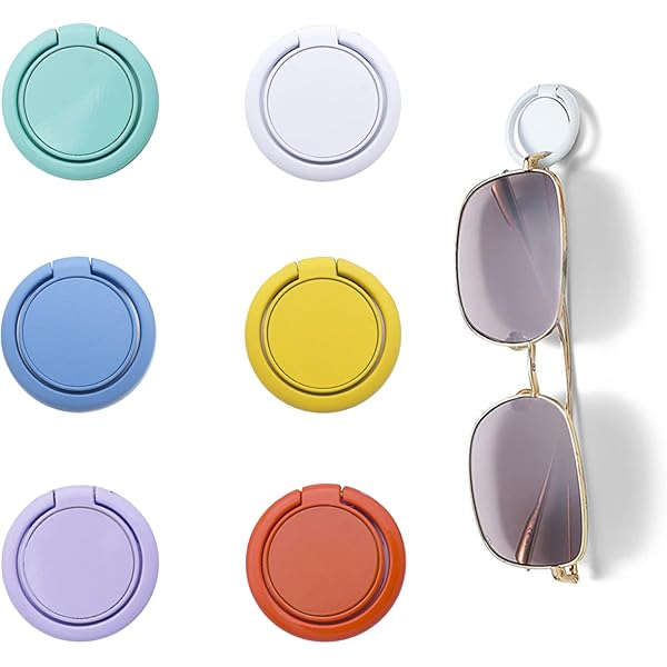 Porta Occhiali Da Parete Con 8 Supporti | Adesivi Inclusi | Ideale Per Casa, Ufficio O Negozio - Foto 8