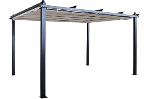 Milani Home s.r.l.s. Gazebo da Giardino Astoria 3 X 4 in Alluminio