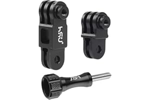 HSU Bras d'Extension GoPro, Support d'Extension Ajustable en Alliage d'Aluminium pour Les Caméras d'action Hero 12/11/10/9/8/7/6/5/4/3