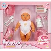 3823 Bebelou Bakım Zamanı Sesli G&uuml;len Ağlayan Bebek 32 cm -Sunman