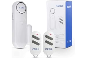 TOWODE Tür Türalarm, Intelligenter Fernbedienung mit 1 Fernbedienung, 2 Batterien, Alarmanlage Haus 120 dB Türalarm für Zuhause, Garage, Büro