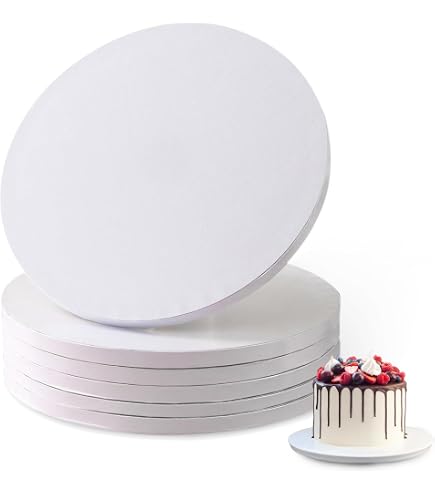 2 Basi Per Torta Oro 30 Cm (12") - Piatti Rotondi In Cartone Resistente, Spessore 13 Mm