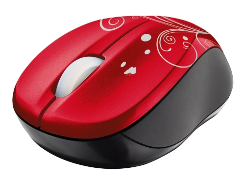 Preisvergleich Produktbild Trust Vivy Wireless Mini Maus schnurlos rot