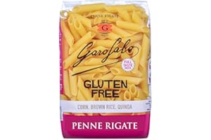 Garofalo Gluten Free Penne Italian Dried Pasta, 400g - Suitable for Coeliac and Vegan diets (Pack of 1)
