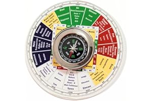 PRAJET CRYSTALS PRAJET Vastu Shakti Chakra for Home & Office/Vastu Dosh Nivaran Shakti Chakra with Compass - 32 Entrances, 16 Directions, Color
