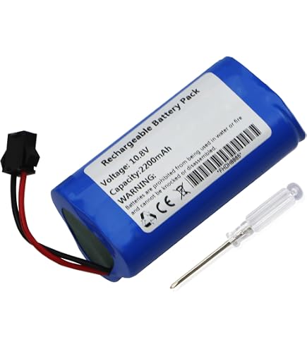 Batteria 2600mAh 14.4V Li-ion Per Aspirapolvere CECOTEC Conga 2299, Trifo Ironpie M6, Neebo Laser, Ikohs Netbot – Azzurra
