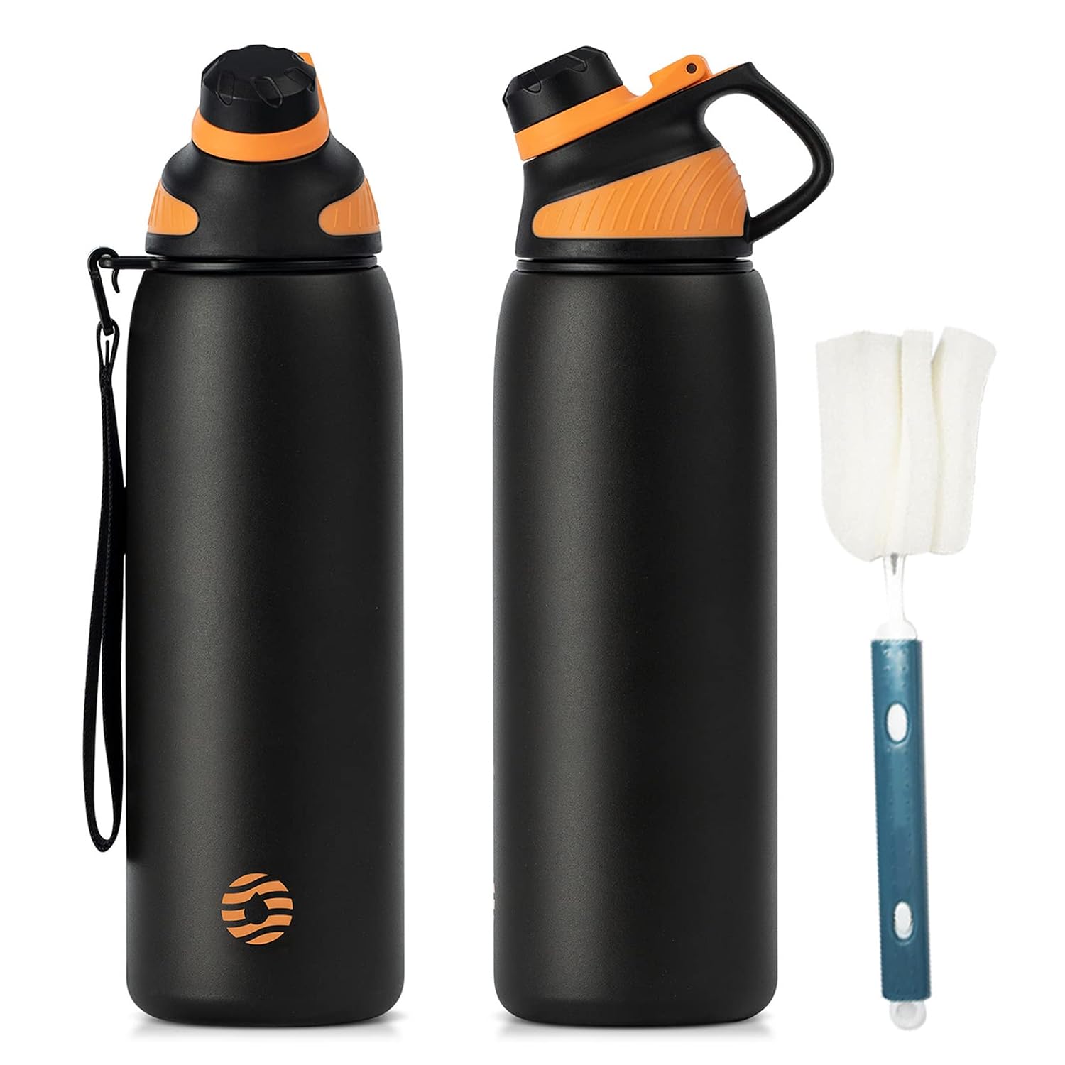 Fjbottle Borraccia Termica con Tappo magnetico 1L, 800ml, 600ml, 400ml Bottiglia Termica per Bambini - Senza BPA/Senza Perdite Borracce acciaio inox per Scuola, Sport, Palestra, Ciclismo