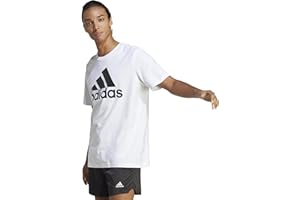 adidas Male Adult Essentials Single Jersey Big Logo Langarm T-Shirt (1er Pack)