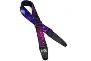 Gasea Adjustable Purple Cloud Guitar Strap for Electric Acoustic Guitar Bass Rock