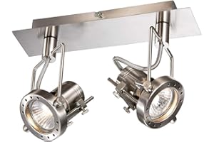 Dapo LED-Strahler-Spot JET-LINE2 inkl. GU10 Leuchtmittel 2 x 7W Deck-Wand-Bad-Keller-Leuchte-Lampe-Strahler-Spot-Lichtleiste